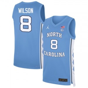 Caleb Wilson #8 Tar Heels Blue Men Authentic Jersey | Official Licensed NCAA Basketball Gear | All Sizes 38313795