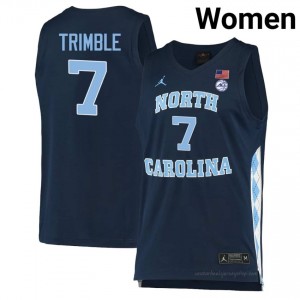 Officially Licensed Seth Trimble North Carolina Tar Heels #7 Navy Women Basketball Jersey | 2025 Game-Worn Style for Stadium & Tailgate Fans 30532530