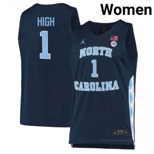 Officially Licensed Zayden High Tar Heels #1 Navy Women Basketball Jersey | 2025 Game-Worn Style for Stadium & Tailgate Fans 45035046